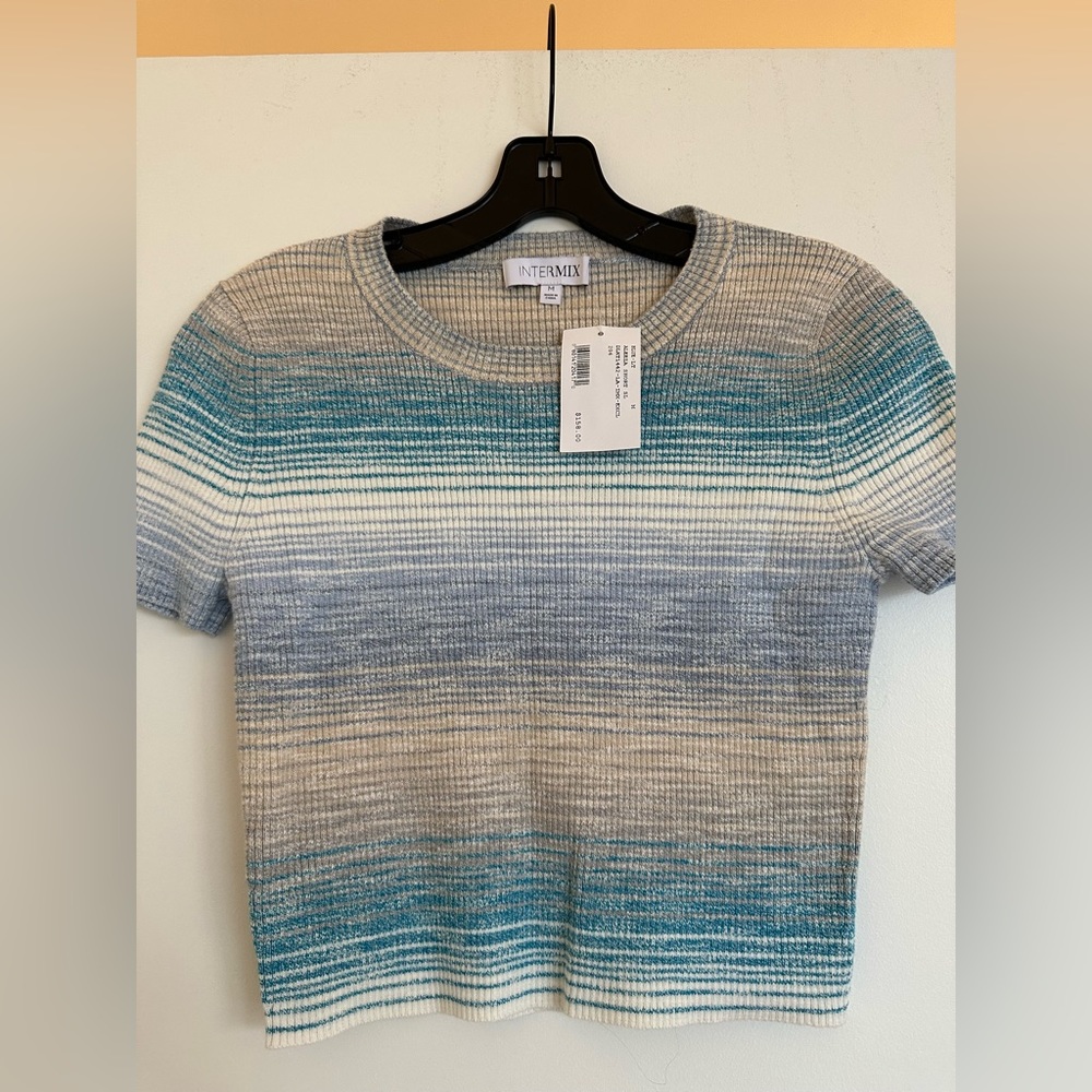 Intermix cropped sweater M NWT